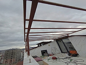 Teras Çatı Demir Karkas Başlangıcı Sultanbeyli